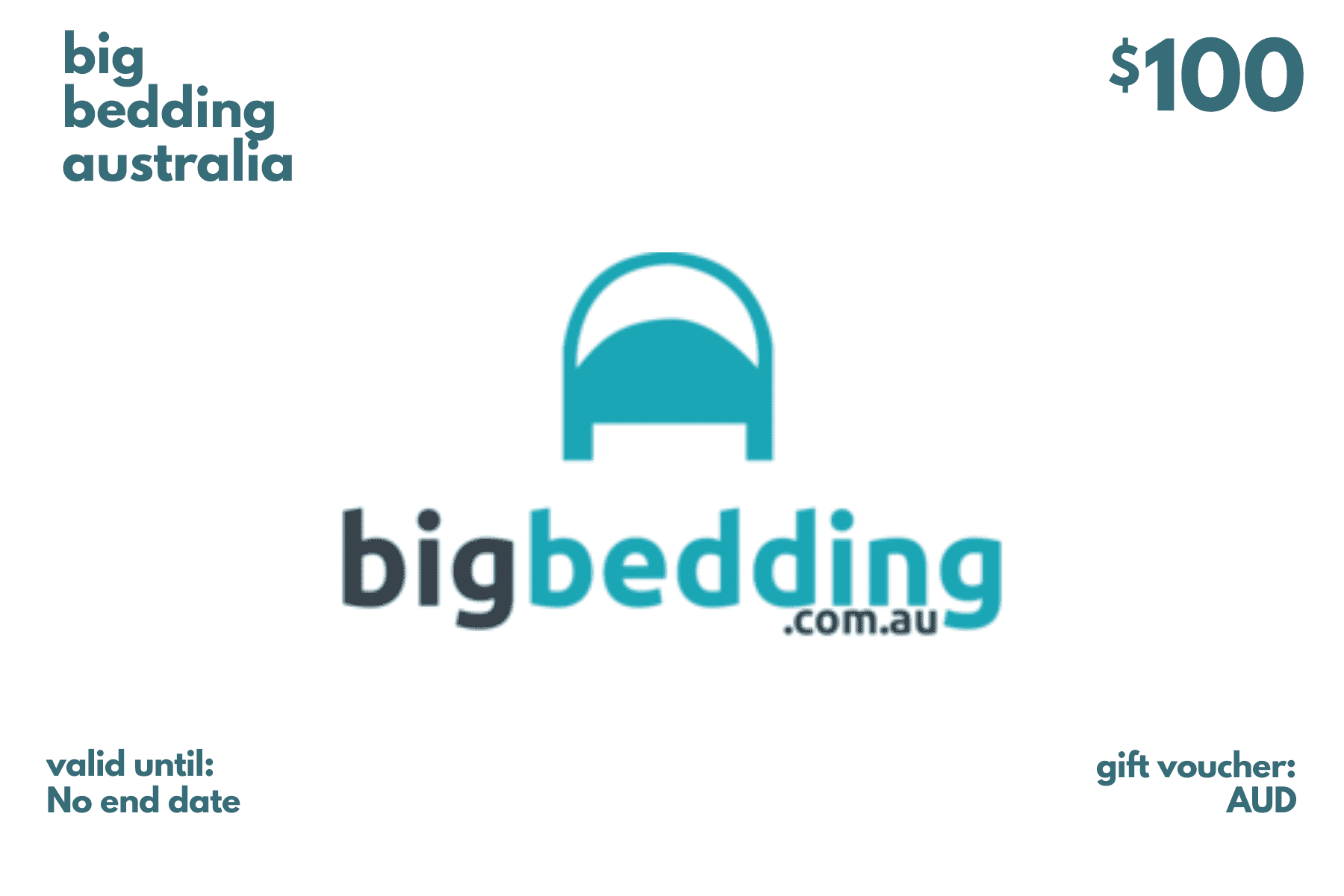 Gift Card - NO END DATE Big Bedding Australia - Gift Card