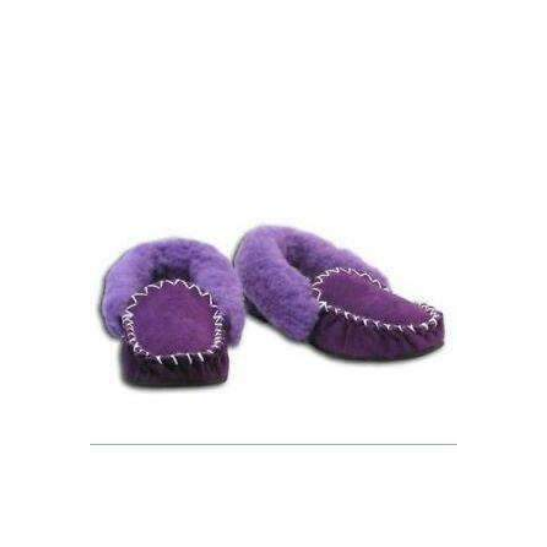 Merino Craft Moccasins  - Purple Merino Craft
