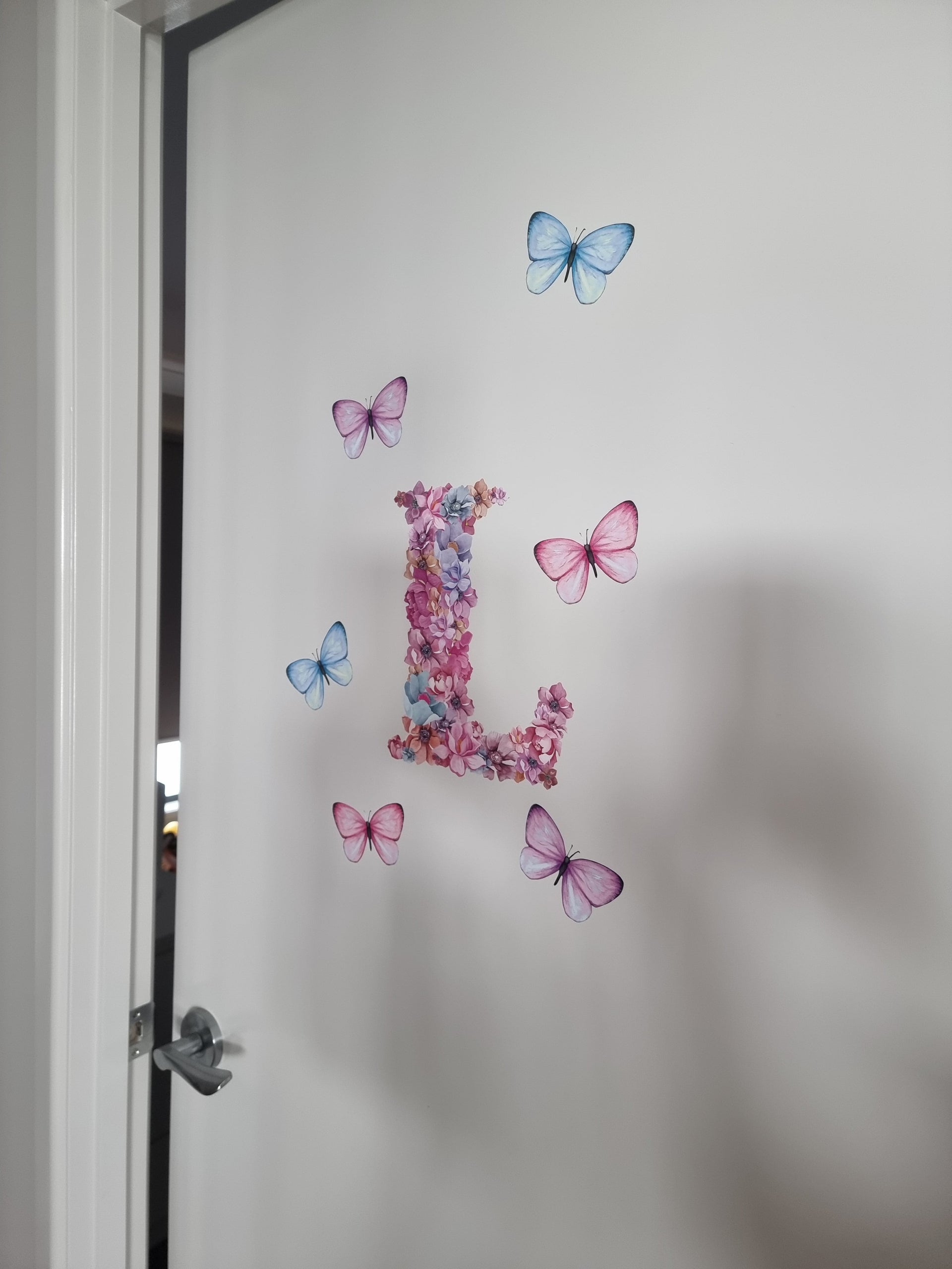 Multi Coloured Sprinkled Butterflies Polka Art Prints