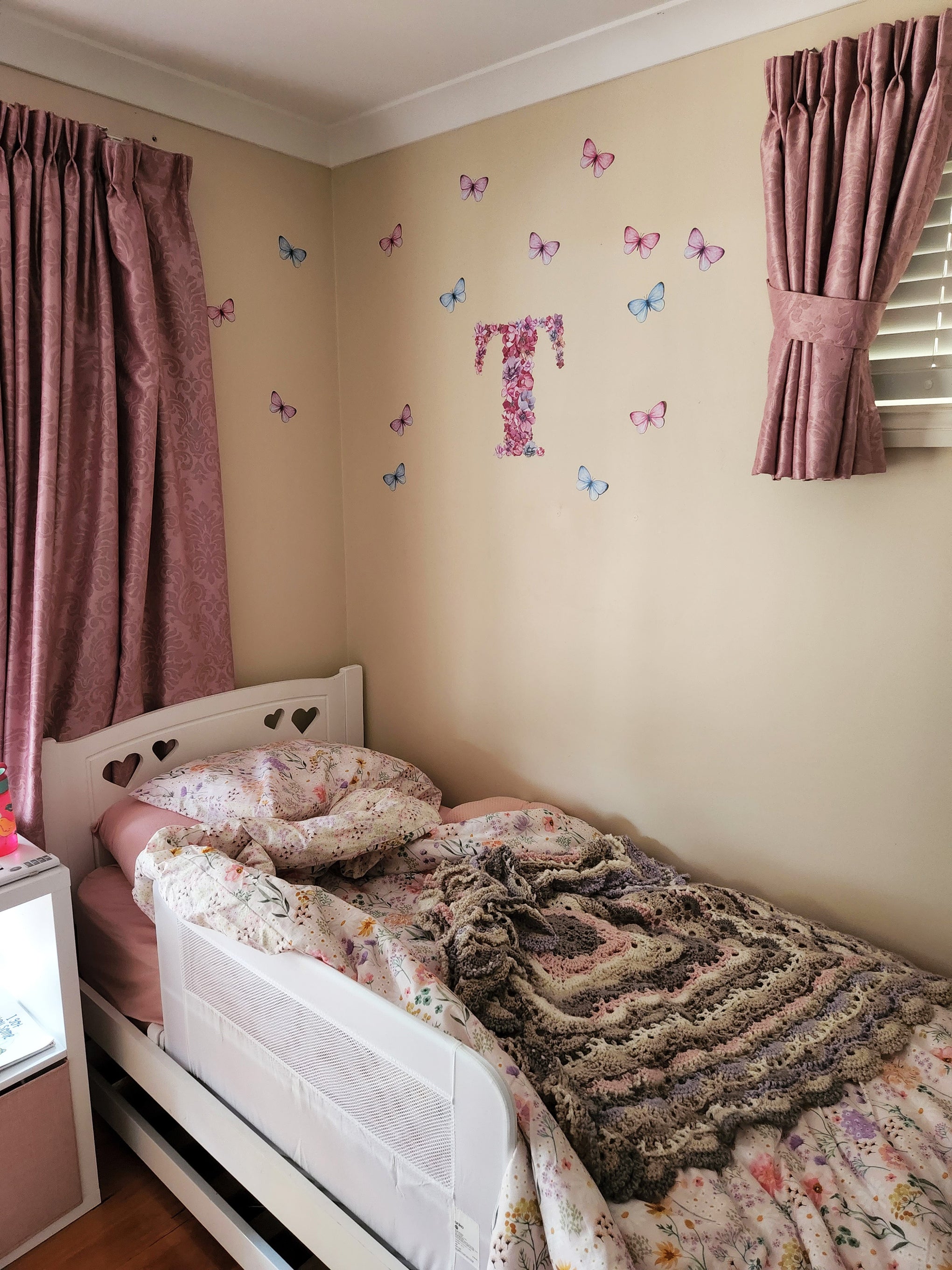 Multi Coloured Sprinkled Butterflies Polka Art Prints