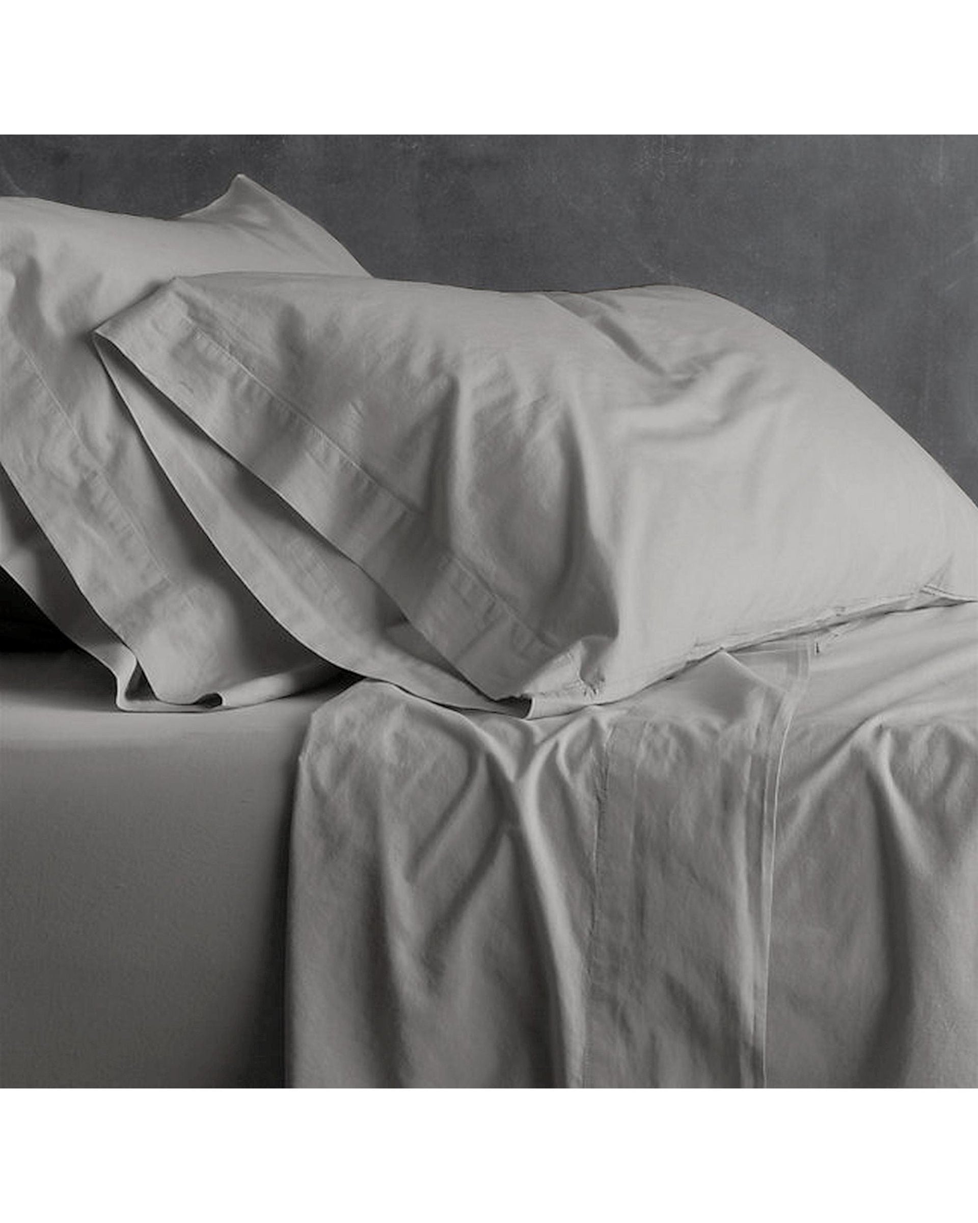 Park Avenue European Vintage Washed Cotton Sheet Sets - 7 Colours Park Avenue