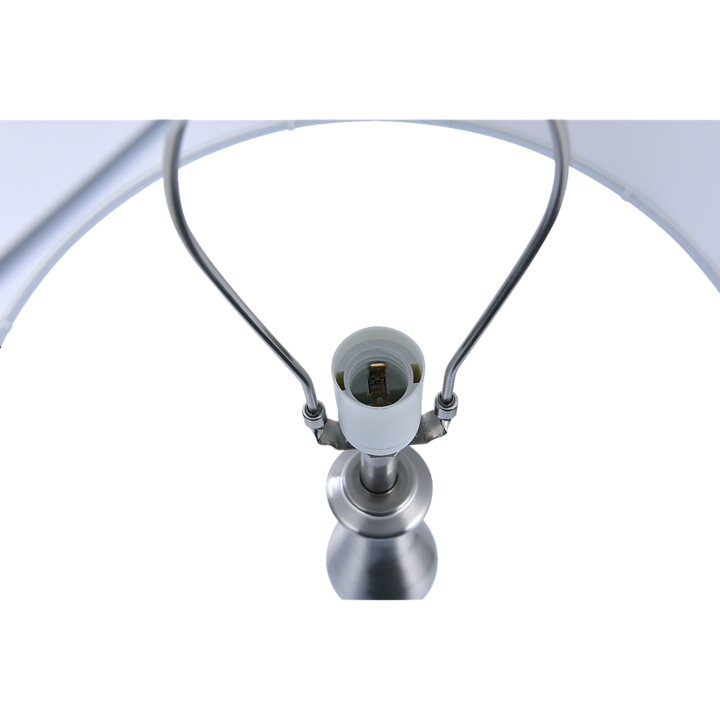 3-Piece Lamp Set with Nickel Finish for Modern Home Palermo