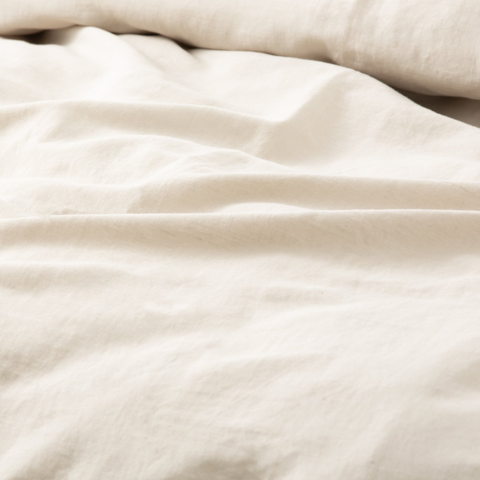 Renee Taylor Cavallo Stone washed 100% Linen Quilt Cover Set - Natural Renee Taylor