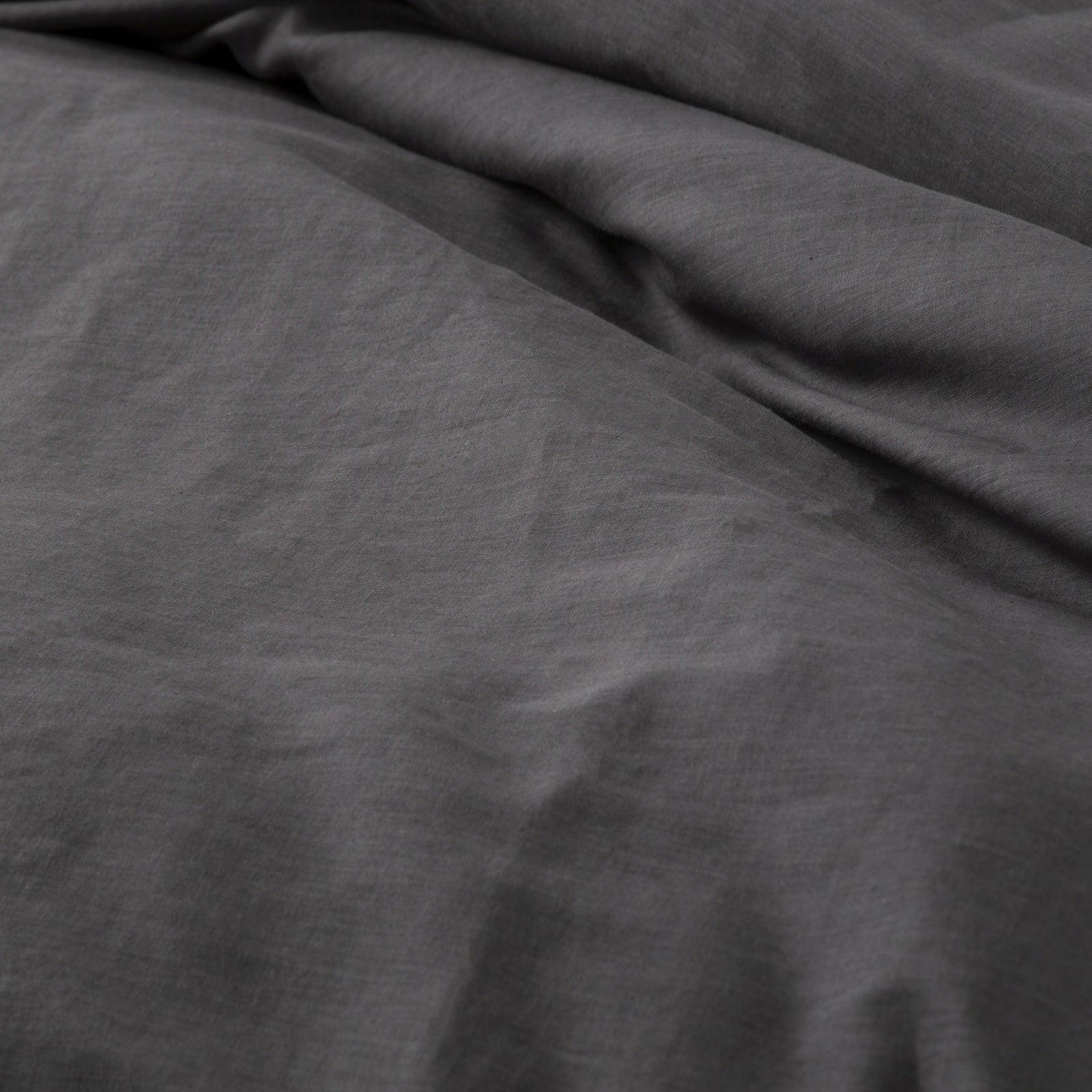 Renee Taylor Cavallo Stone washed 100% Linen Quilt Cover Set - Magnet Renee Taylor