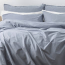Renee Taylor Lorimer 300TC Stone washed Quilt Cover Set - Celestial Blue Renee Taylor