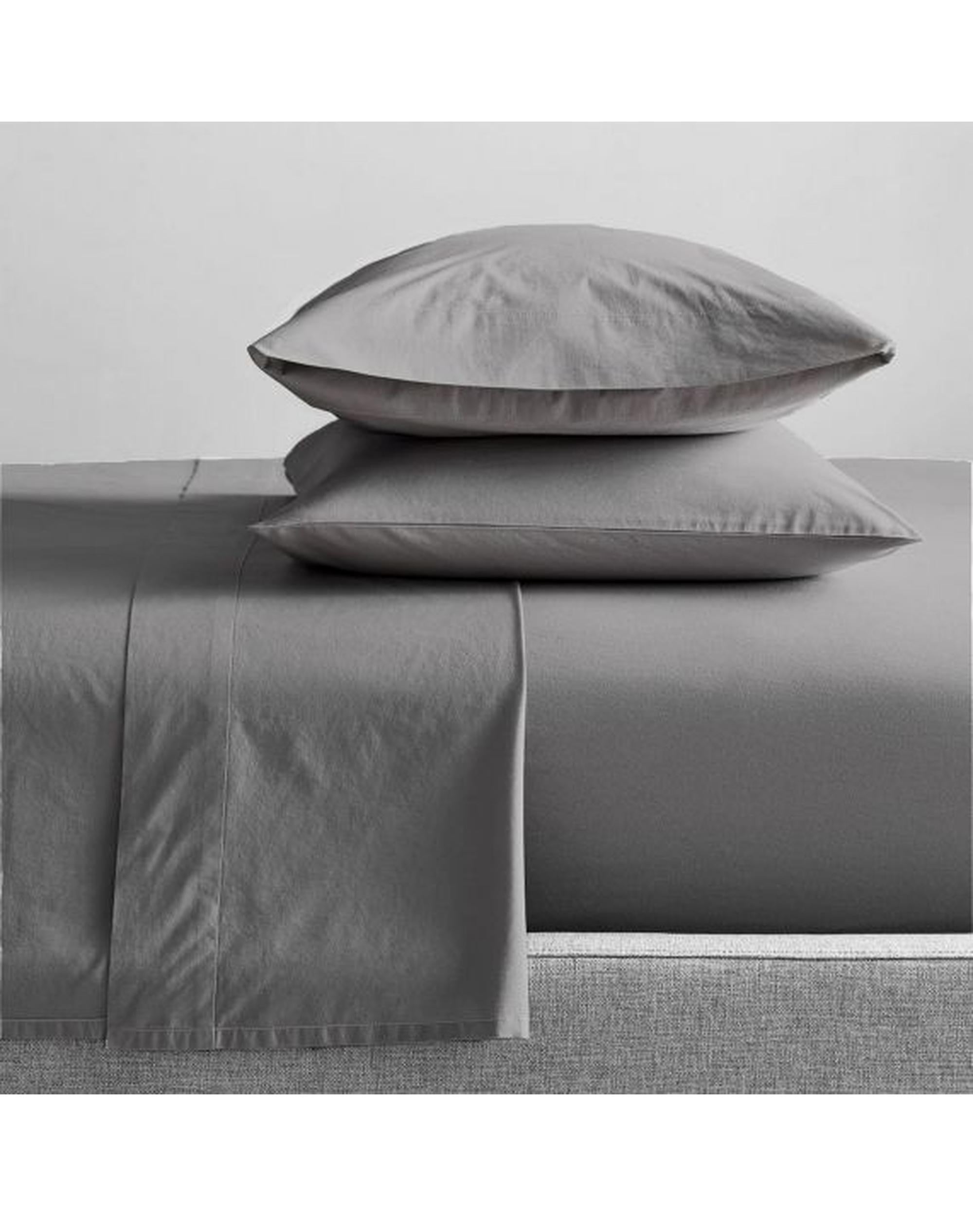 Renee Taylor 300 Thread Count 100 % Organic Cotton Sheet Sets - Steel Grey Renee Taylor