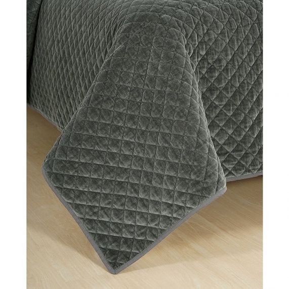 Park Avenue Amalia Cotton Velvet Quilted Comforter Set Park Avenue