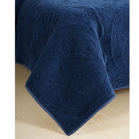 Park Avenue Charlotte Cotton Velvet Quilted Comforter Set Park Avenue