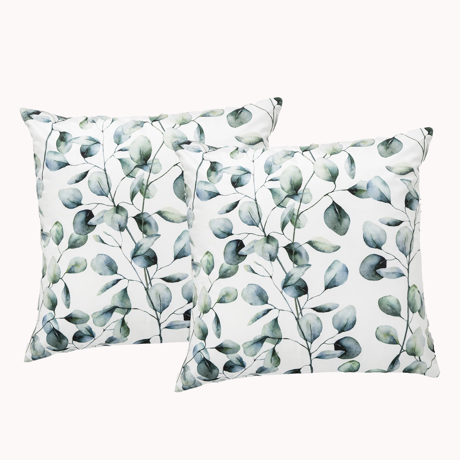 Renee Taylor Poly Velvet Printed Cushion filled 50 x 50 Cms  Willow- Twin Pack Renee Taylor