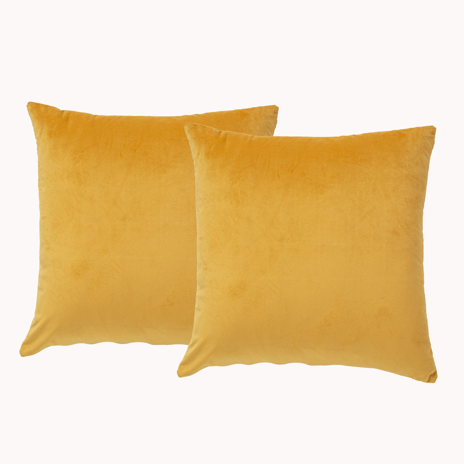 Renee Taylor Poly Velvet Printed Cushion filled 50 x 50 Cms  Chai- Twin Pack Renee Taylor