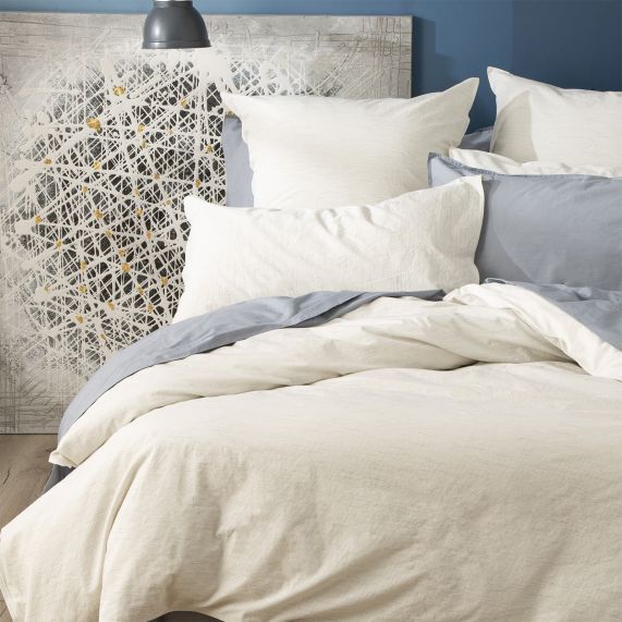 Renee Taylor Yarn Dyed Vintage Washed Cotton Quilt Cover Set - Emily Renee Taylor