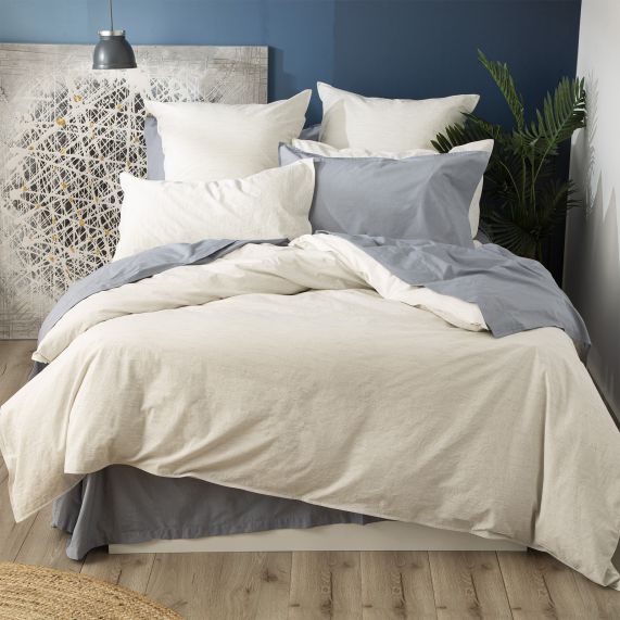 Renee Taylor Yarn Dyed Vintage Washed Cotton Quilt Cover Set - Emily Renee Taylor