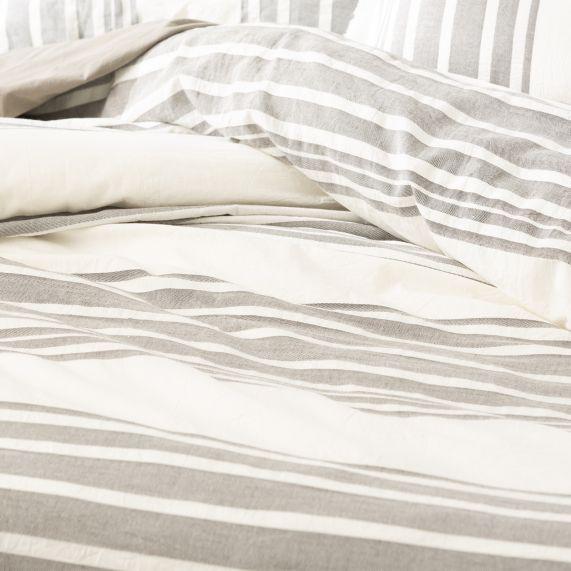 Renee Taylor Yarn Dyed Vintage Washed Cotton Quilt Cover Set - Sierra Renee Taylor