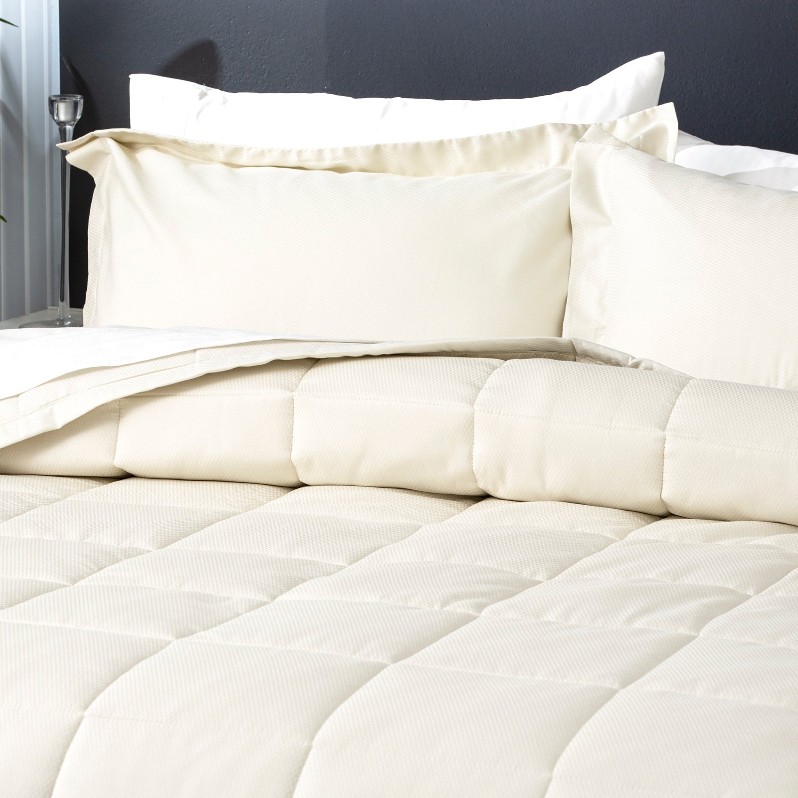 Ddecor Home Checks 500 TC Cotton Jacquard Comforter Set  - 2 Colours Ddecor Home