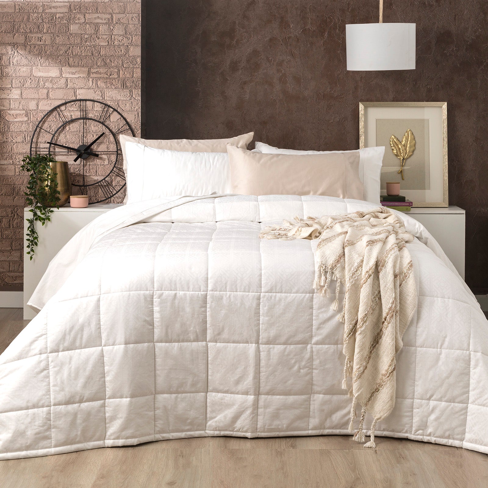 Ddecor Home Mosaic 500 TC Cotton Jacquard Comforter Set - 2 Colours Ddecor Home