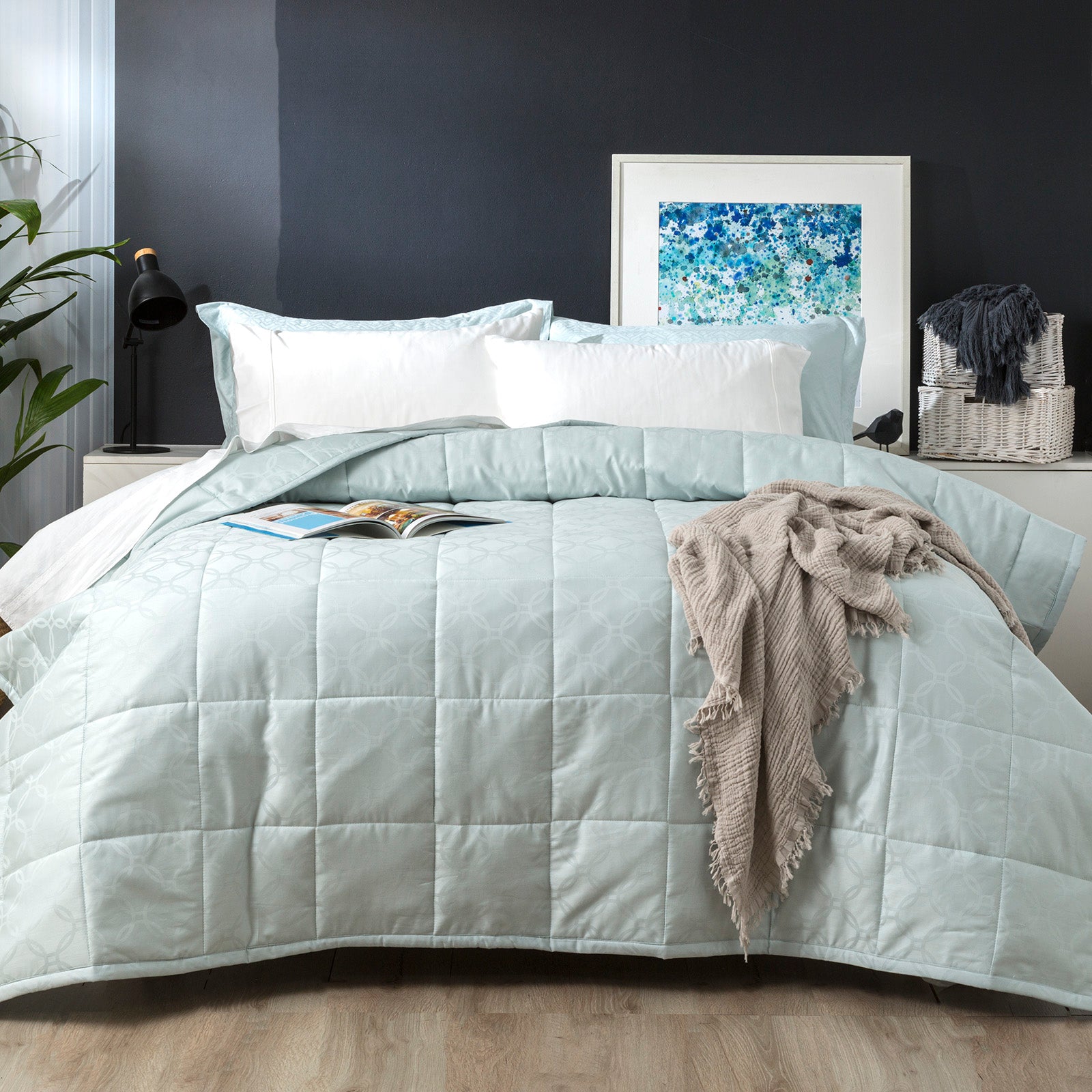 Ddecor Home Josephine 500 TC Cotton Jacquard Comforter Set - 2 Colours Ddecor Home