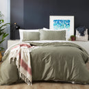 Park Avenue 500 Thread count Natural Bamboo Cotton Quilt Cover Set - Jade Park Avenue