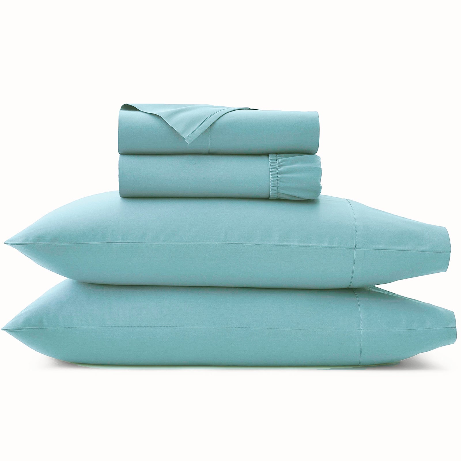 Park Avenue 500 Thread Count Natural Cotton Sheet Set - Turquoise Park Avenue
