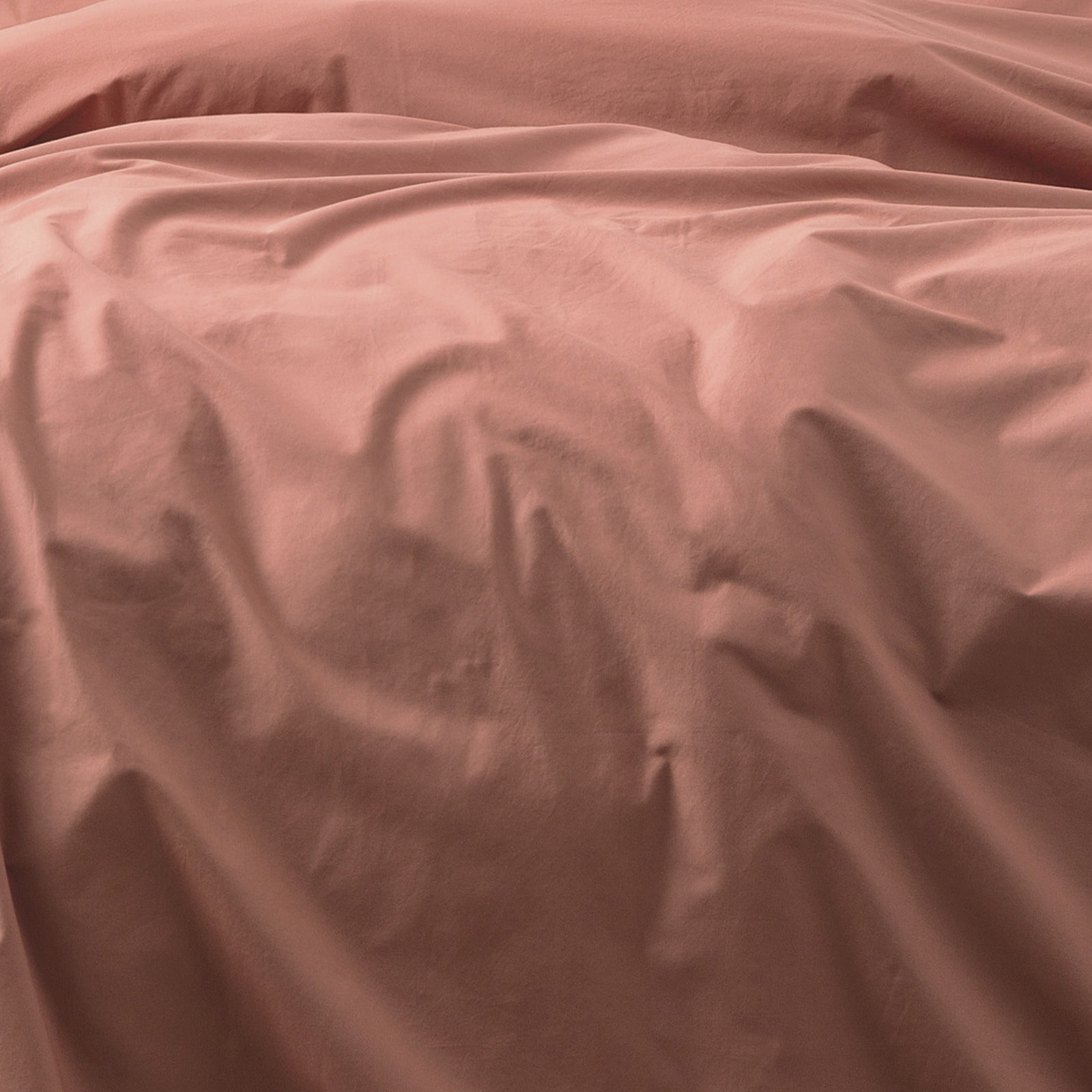 Renee Taylor Helena Vintage Stone washed Quilt Cover Set - Redwood Renee Taylor