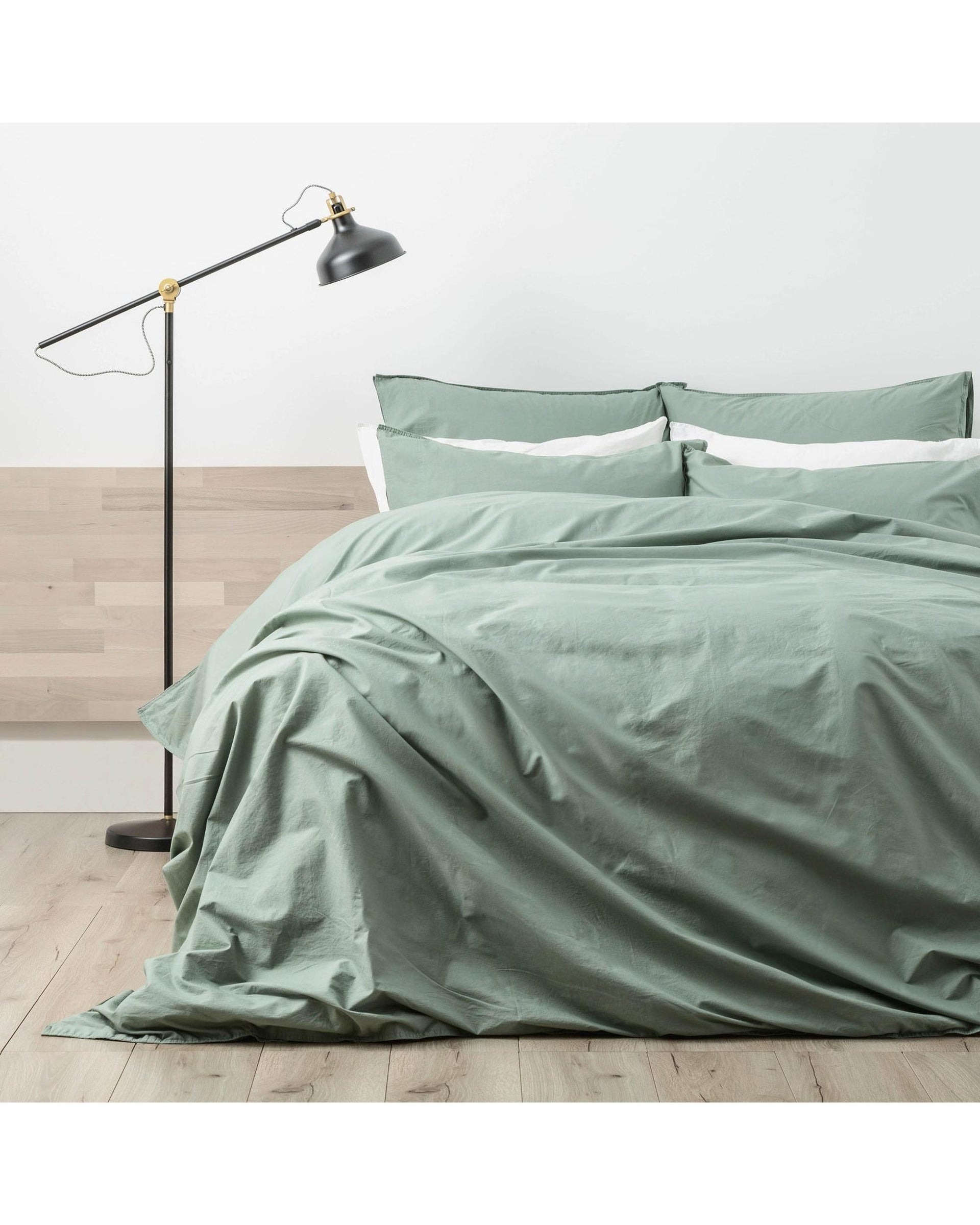 Renee Taylor Helena Vintage Stone washed Quilt Cover Set - Cactus Renee Taylor