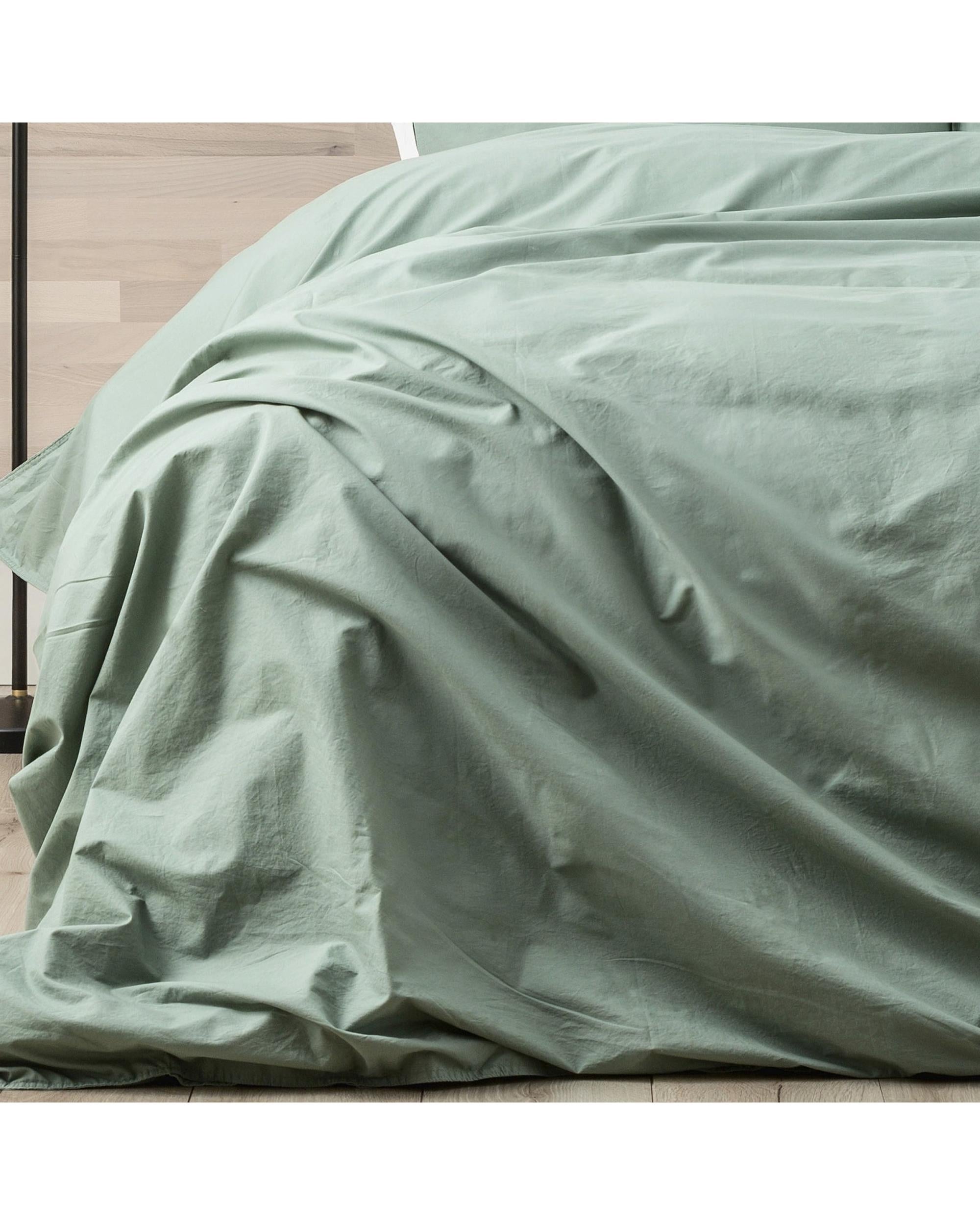 Renee Taylor Helena Vintage Stone washed Quilt Cover Set - Cactus Renee Taylor