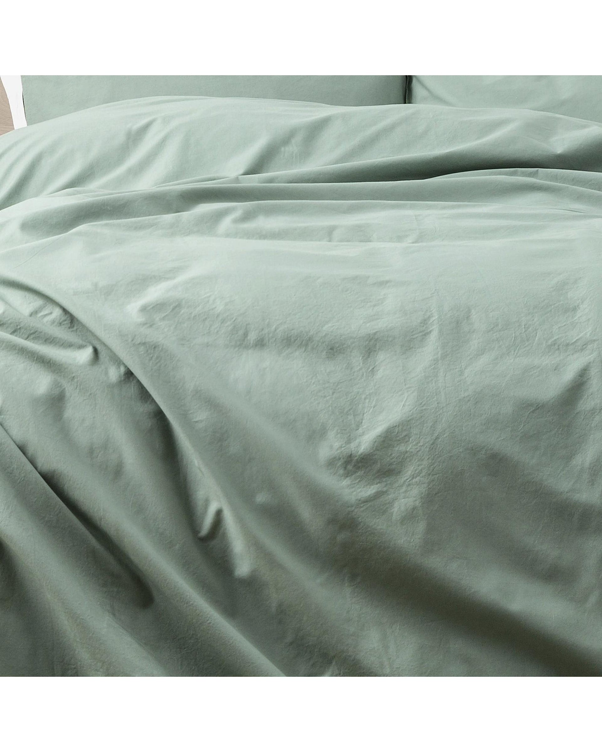 Renee Taylor Helena Vintage Stone washed Quilt Cover Set - Cactus Renee Taylor