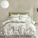 Renee Taylor 300 TC Cotton Reversible Quilt cover Set - Gum Blossom Renee Taylor