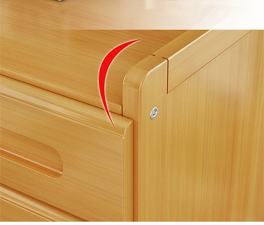 Bamboo Bedside Table Nightstand Storage Bedroom Sofa Side Stand - Wood Palermo