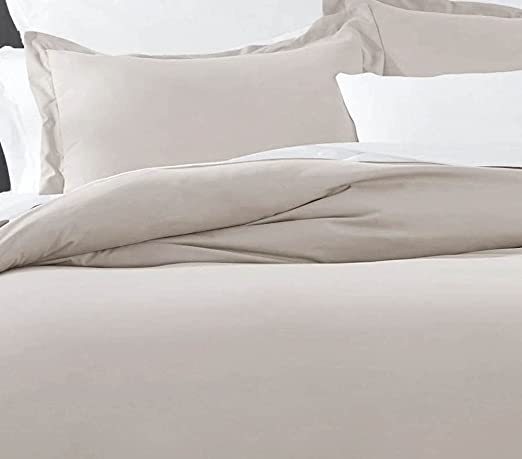 Luxton Pure Soft Quilt Cover Set - Linen Colour Luxton