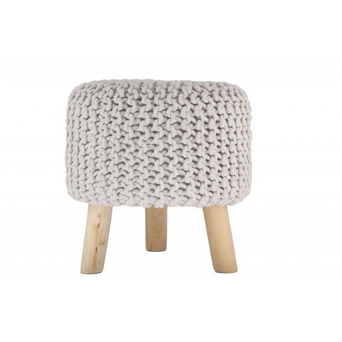 Ava Stool WHITE Big Bedding Australia