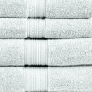 Amelia 500GSM 100% Cotton Towel Set -Zero Twist 6 Pieces -Glacier Grey Amelia
