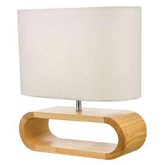 Contemporary Wooden Bedside Lamp Palermo