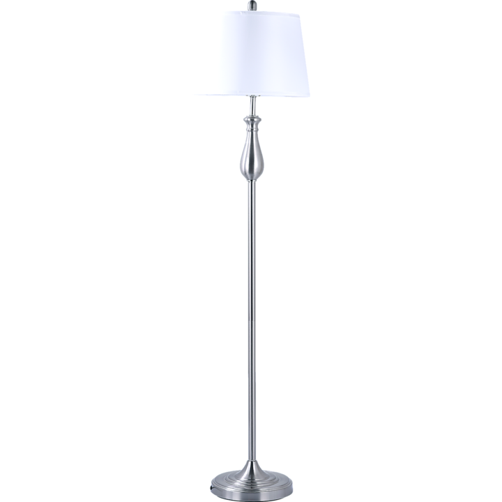 3-Piece Lamp Set with Nickel Finish for Modern Home Palermo