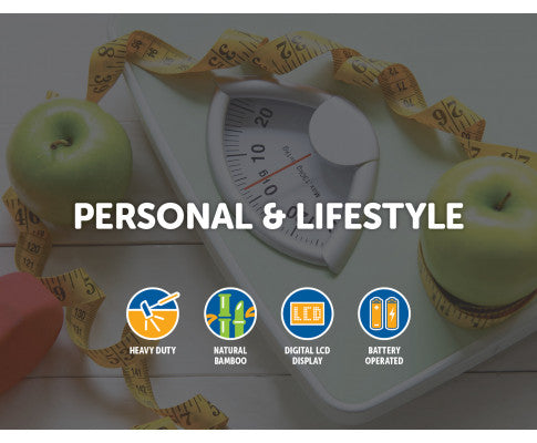 180KG Bamboo Natural Personal Digital Bathroom Scale Big Bedding Australia