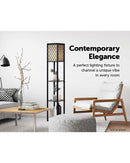 Shelf Floor Lamp - Shade Diffused Light Source with Open-Box Shelves - Type B Palermo