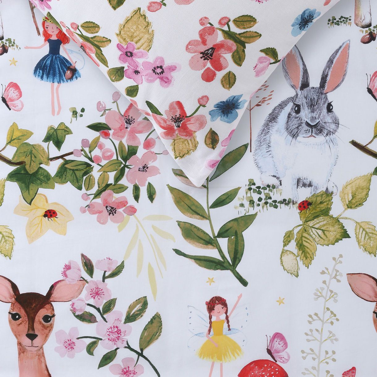 Happy Kids Habitat Printed Cotton Quilt Cover Set Happy Kids Bedding