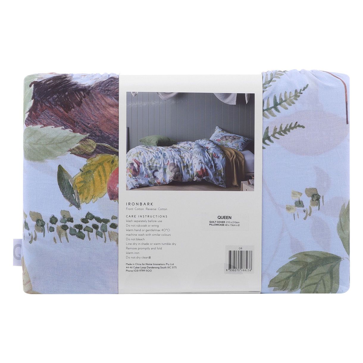 Happy Kids Ironbark Printed Cotton Quilt Cover Set Happy Kids Bedding
