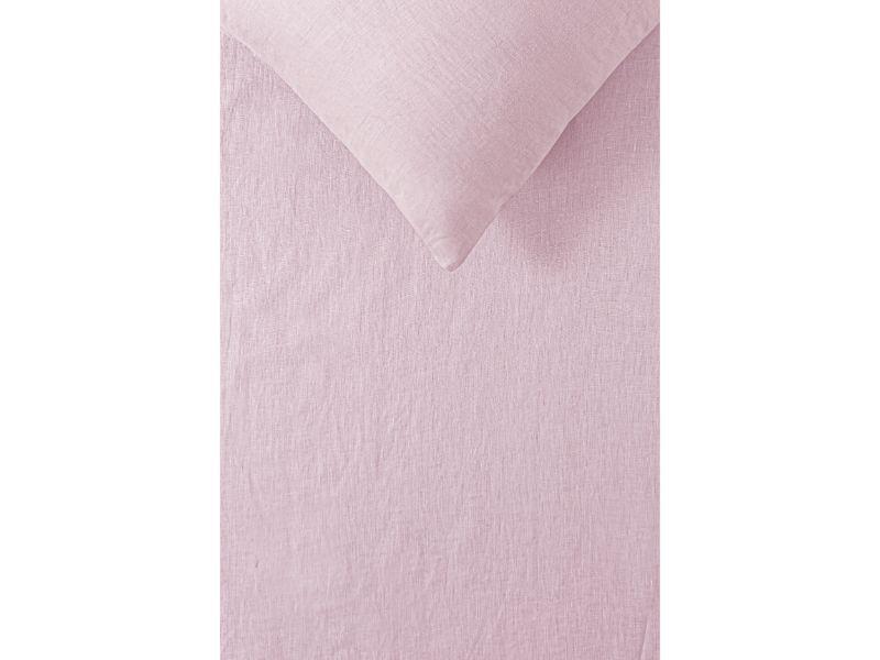 Vintage Design Blush 100% Linen Quilt Cover Set Vintage Design