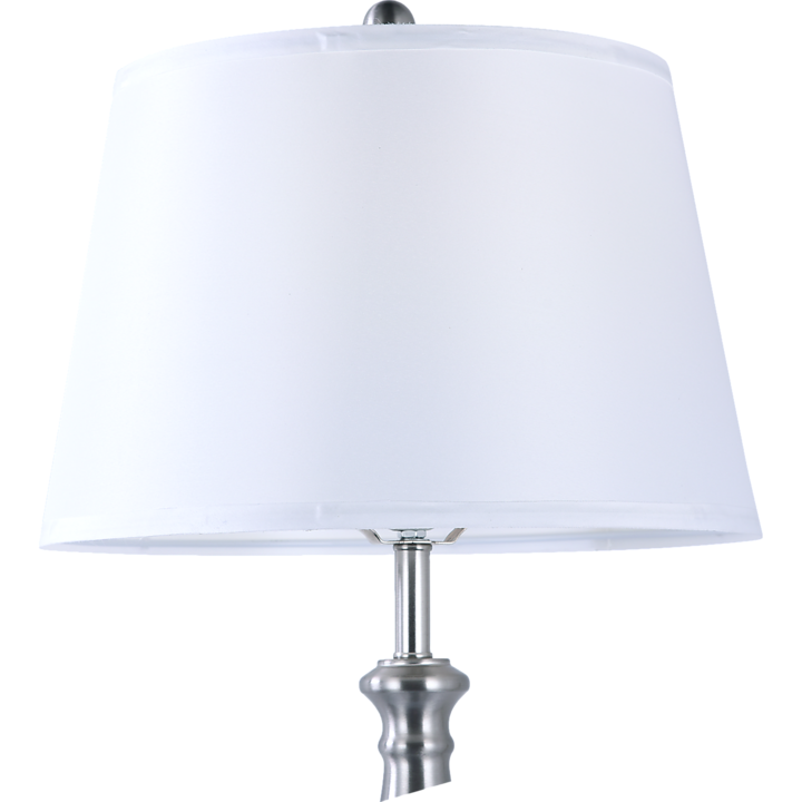 3-Piece Lamp Set with Nickel Finish for Modern Home Palermo