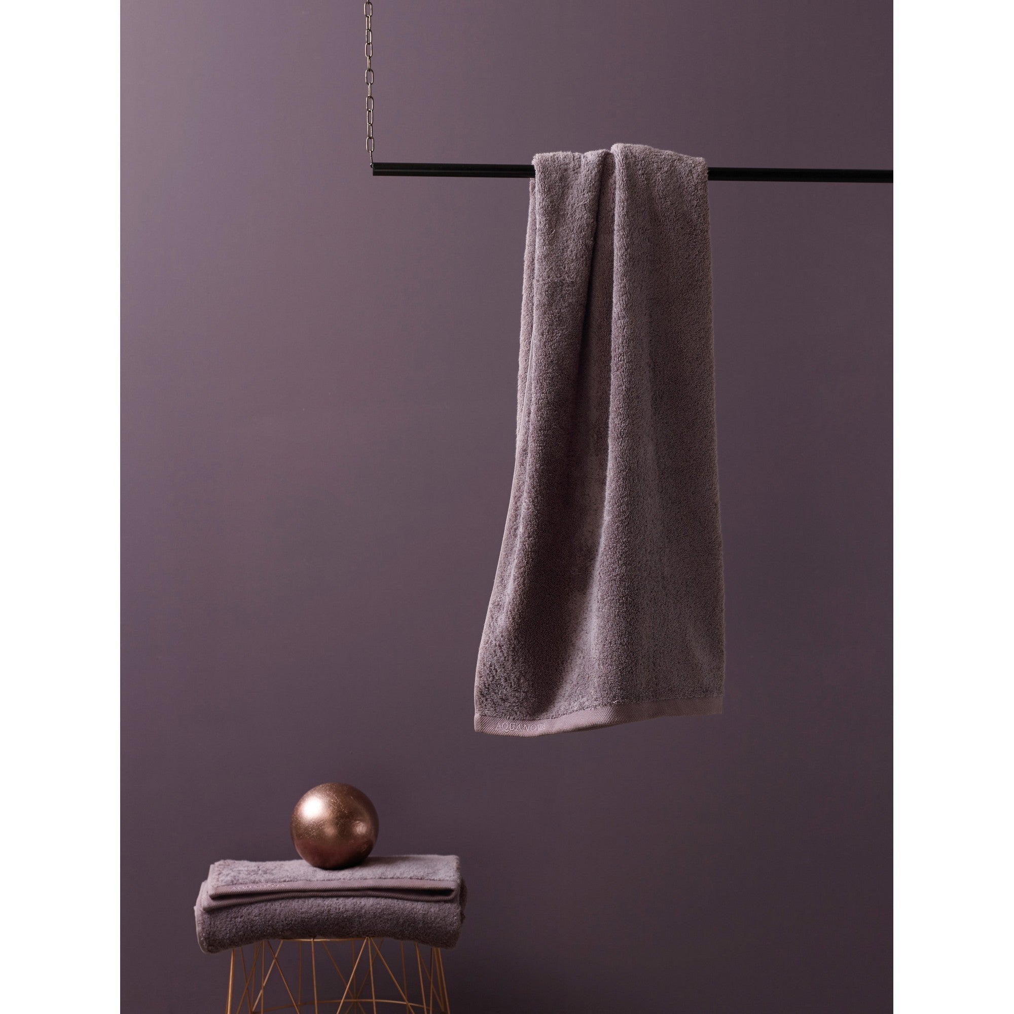 Aquanova LONDON Egyptian Combed Cotton Bath Sheet Mauve Aquanova