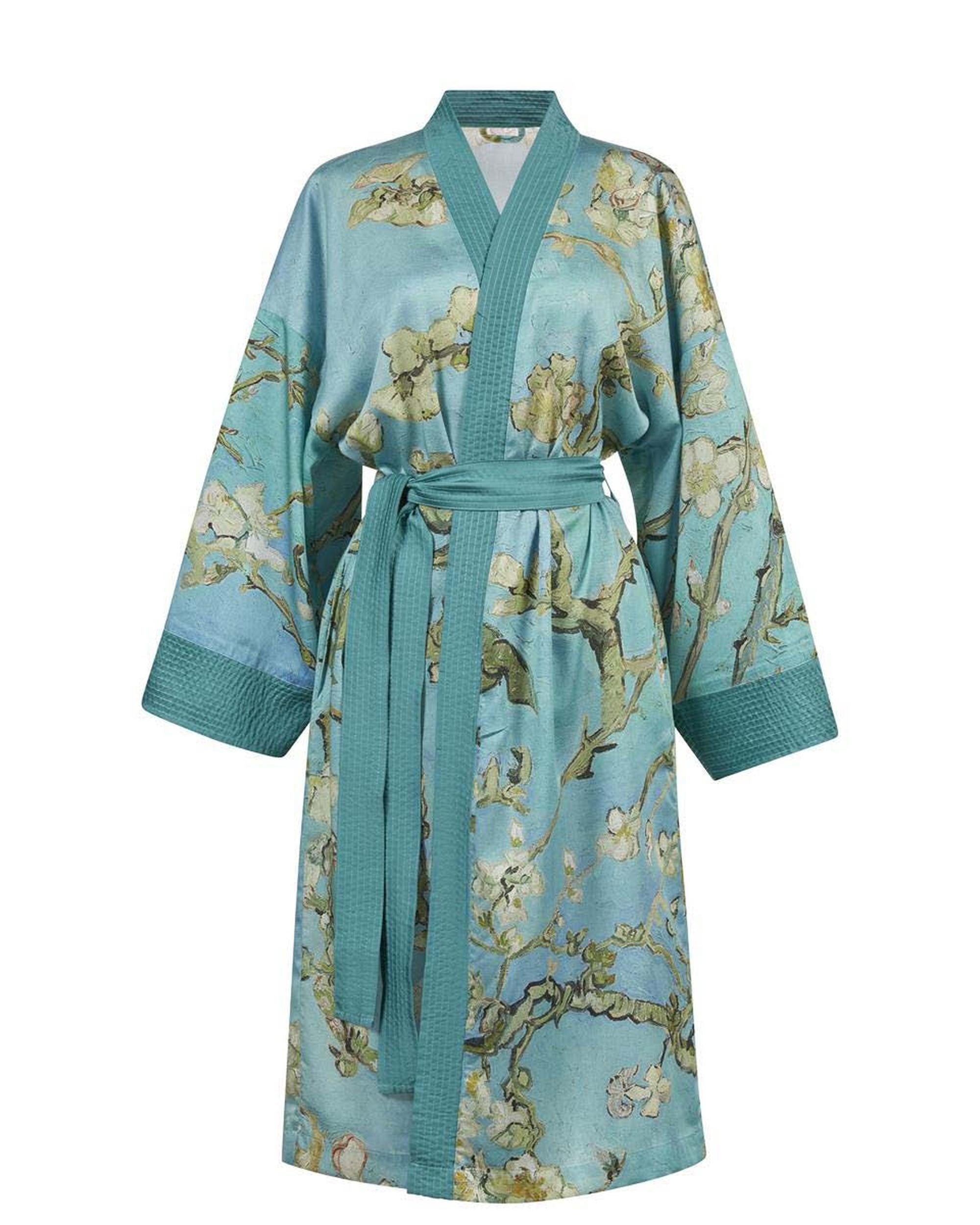 Bedding House Almond Blossom Blue Kimono Bedding House