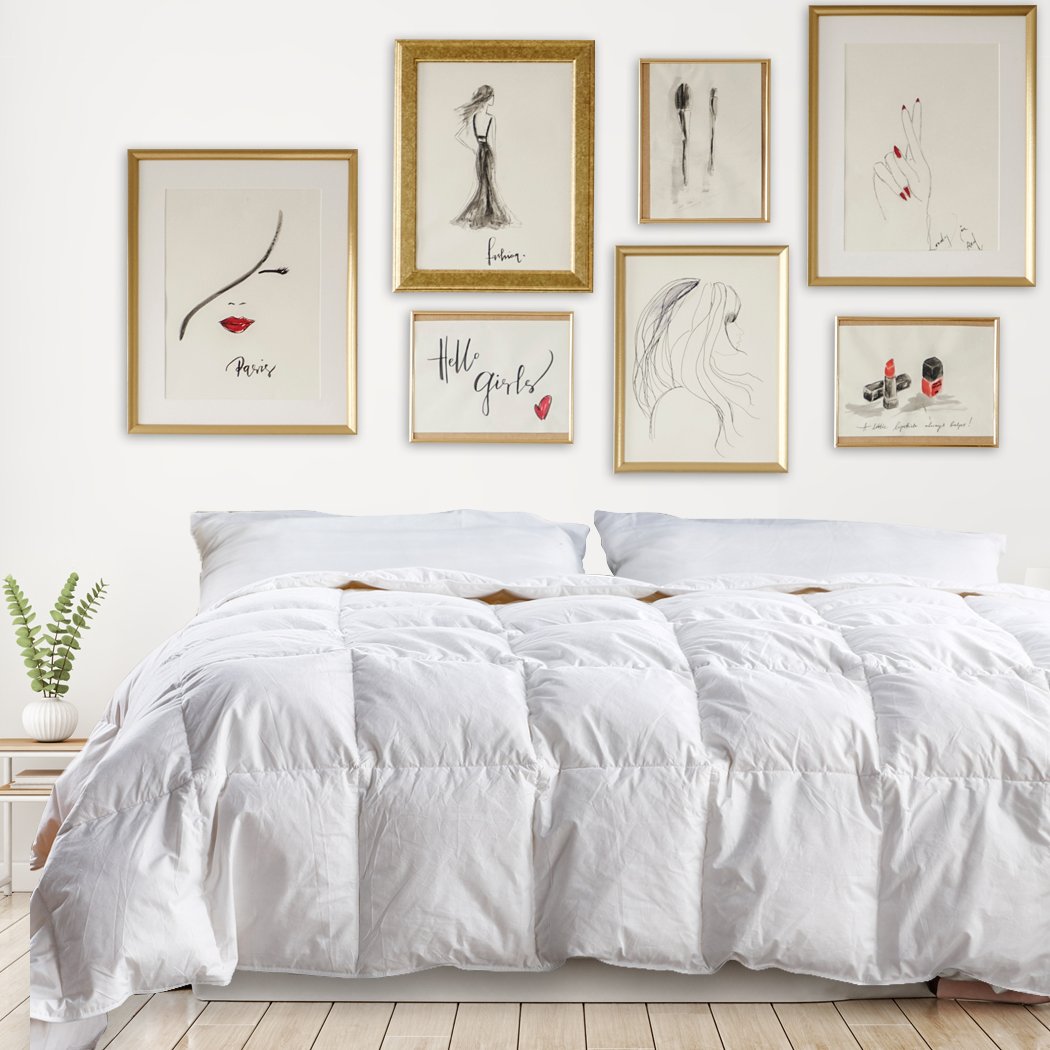 500GSM All Season Goose Down Feather Filling Duvet in Queen Size Dreamz