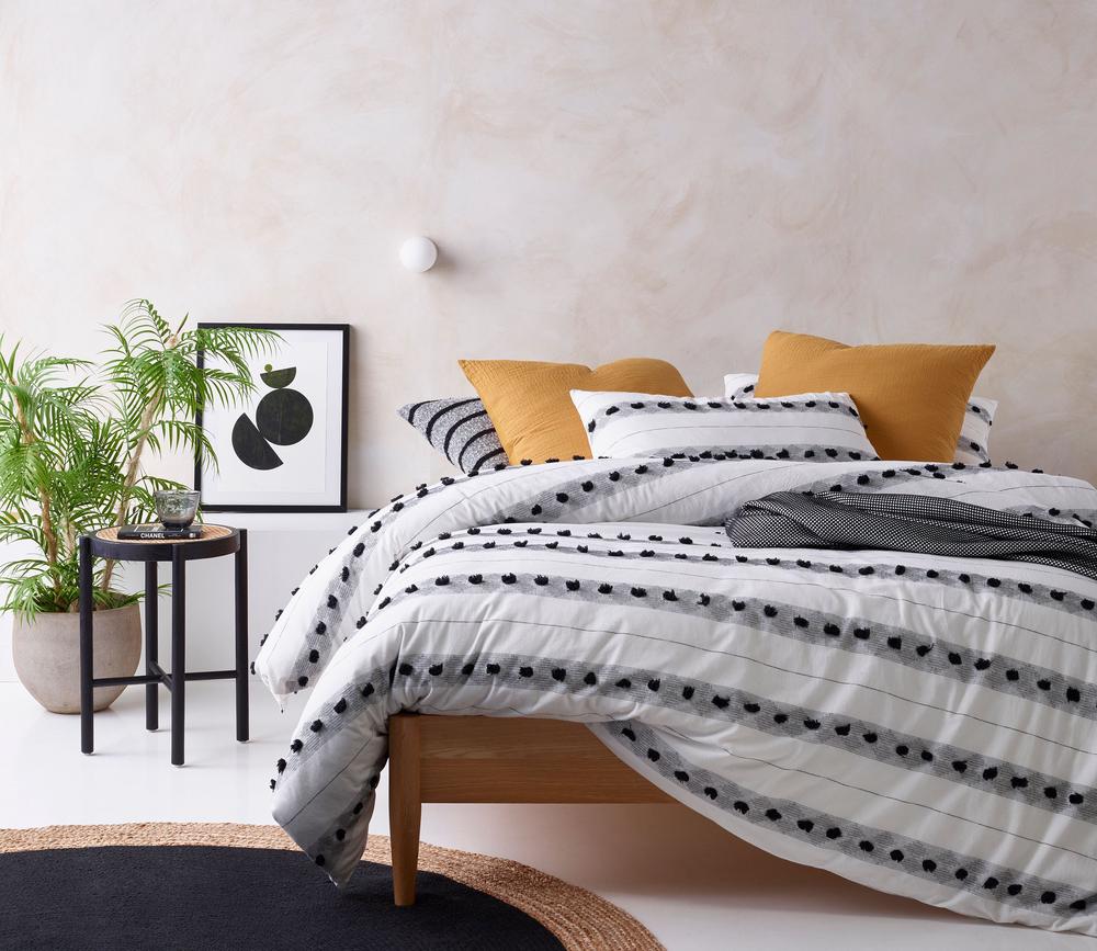 Vintage Design Homewares Serapian Cotton Quilt Cover Set Vintage Design