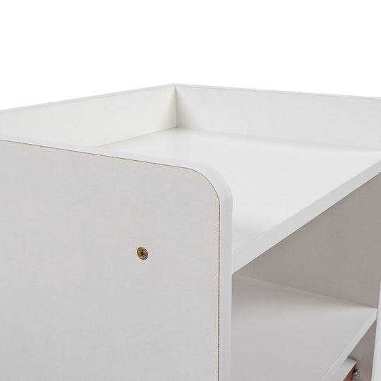 Bedside Tables Drawers Side Table Bedroom Furniture Nightstand White Unit Palermo