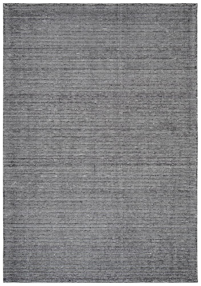 Allure Black Cotton Rayon Rug Rug Culture