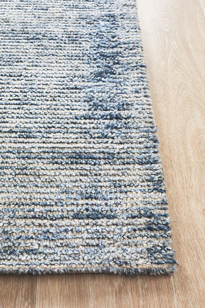 Allure Indigo Cotton Rayon Rug Rug Culture