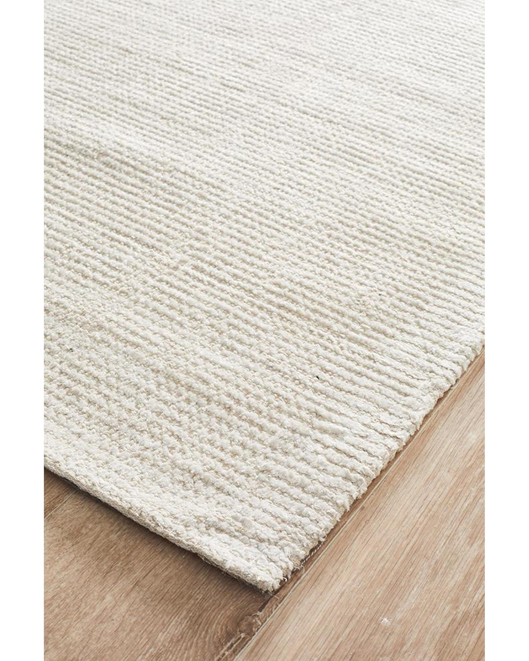 Allure Ivory Cotton Rayon Rug Rug Culture