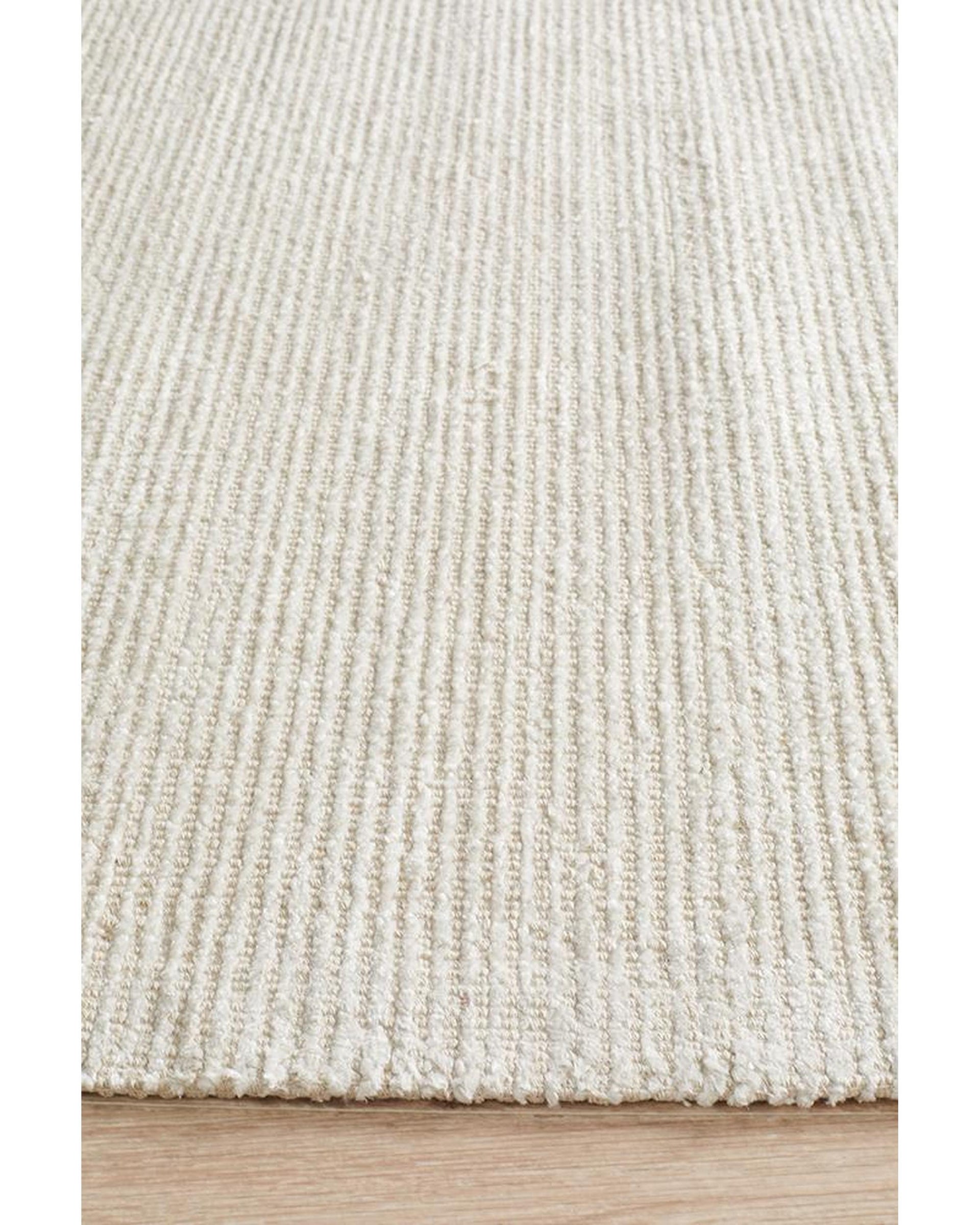 Allure Ivory Cotton Rayon Rug Rug Culture
