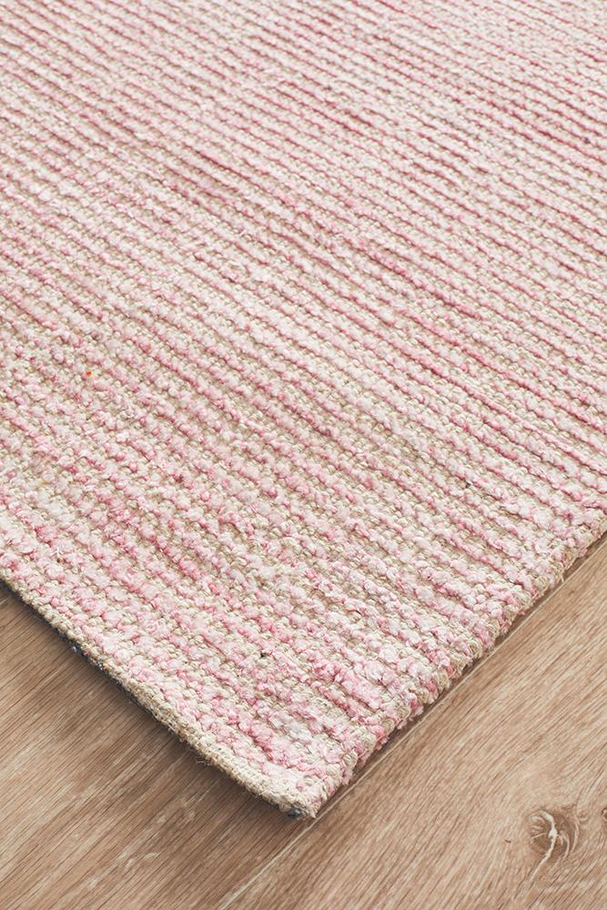 Allure Rose Cotton Rayon Rug Rug Culture