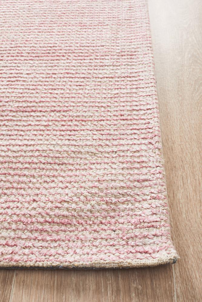 Allure Rose Cotton Rayon Rug Rug Culture